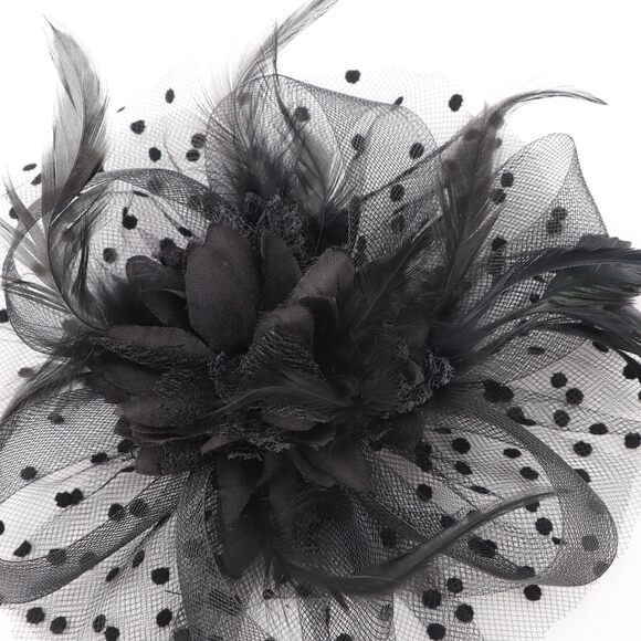 Fascinators Hat Feather Headband Women's Fascinators Tea Party Headwear 6579 - Picture 4 of 7